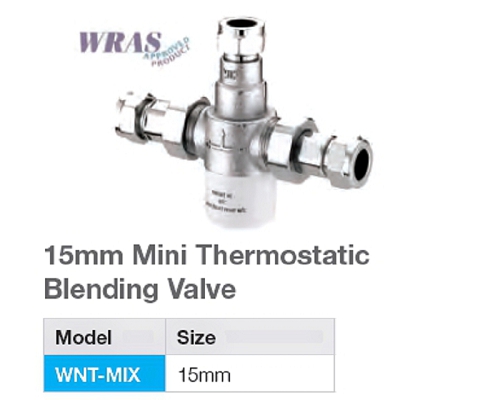 Mechline 15mm Mini Thermostatic Blending Valve WNT-MIX